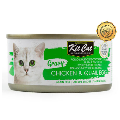 Kit Cat Pollo y Huevos de Codorniz