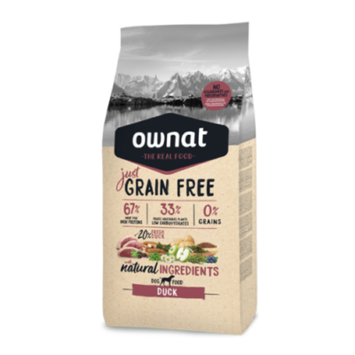 Ownat Just Grain Free Pato Duck 14 kg