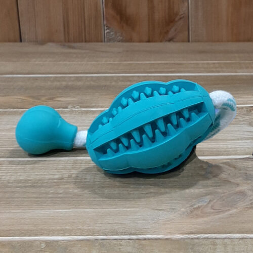 Saltador conCuerda Denta Fun, Caucho Natural, 8 cm, 28 cm