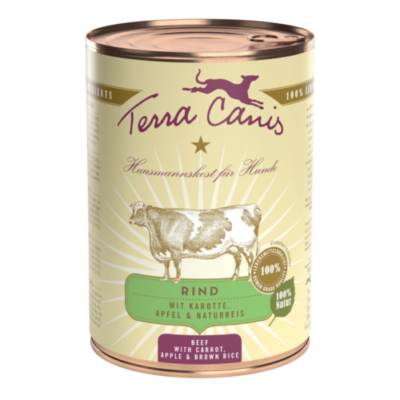 Terra Canis Classic Buey con Zanahoria y Manzana