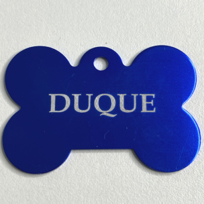 Chapa Identificativa Hueso Grande