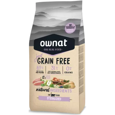 Ownat Just Gato Esterilizado Grain Free