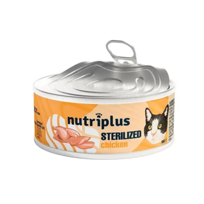 Lata Gato Nutriplus Esterilizados 85gr