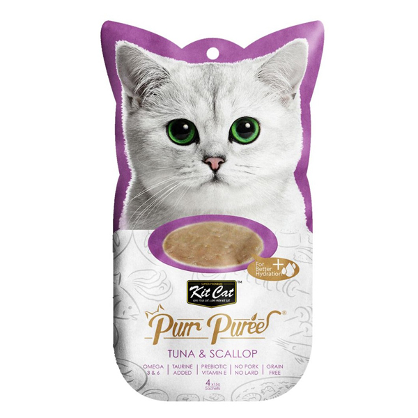Kit Cat Purr Puree Atún y Vieiras