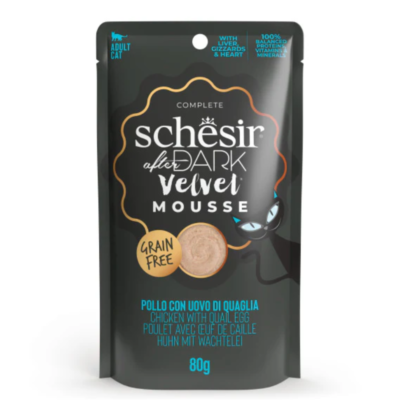 Schesir Pollo y Huevo de Codorniz Mousse
