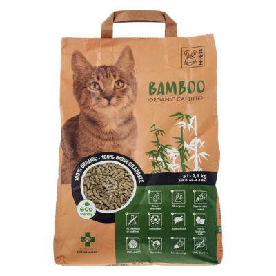 Arena Orgánica Biodegradable de Bambú 10L