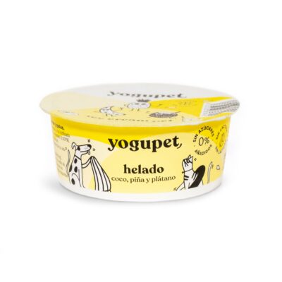Yogupet Helado Coco Piña y Plátano