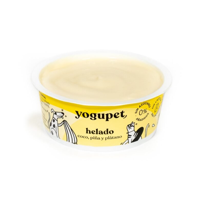 Yogupet Helado Coco Piña y Plátano