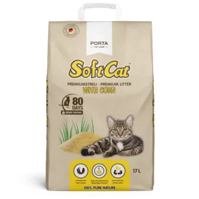 SoftCat Arena Biodegradable de Maíz 17 litros