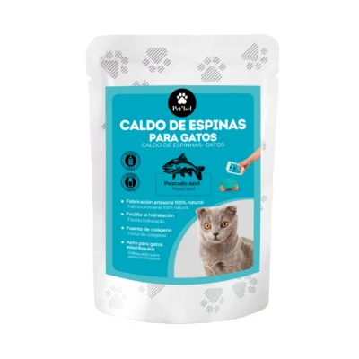Caldo de Espinas de Pescado Azul