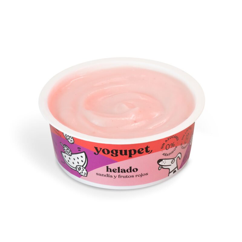 Yogupet Helado Sandía y Frutos Rojos