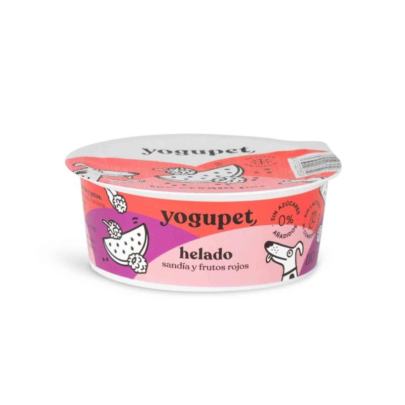 Yogupet Helado Sandía y Frutos Rojos