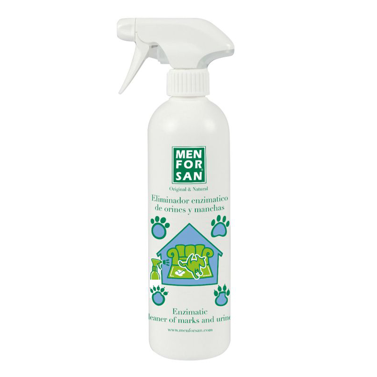 Men For San Eliminador de Olores Enzimático de Orines y Manchas 500ml Eliminador de Olores Enzimático de Orines y Manchas 500ml