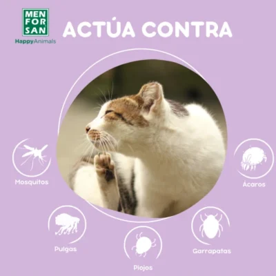 Men For San Pipetas Anti-insectos para Gatos 2 unidades