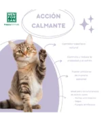Men For San Pipetas Calmantes para Gatos 2 unidades contiene valeriana, una planta con propiedades calmantes y relajantes que reduce los problemas de comportamiento no deseados en gatos de una forma natural y muy efectiva.