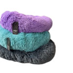 Cama Antiestrés Pelo Suave Redonda