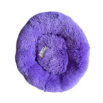 Cama Antiestrés Pelo Suave Redonda