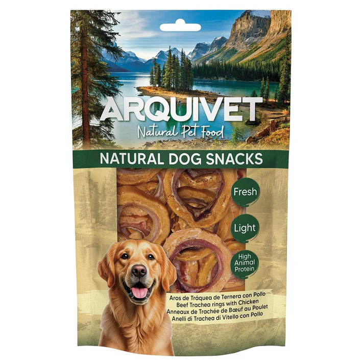 Aros de Tráqueas de Ternera con Pollo