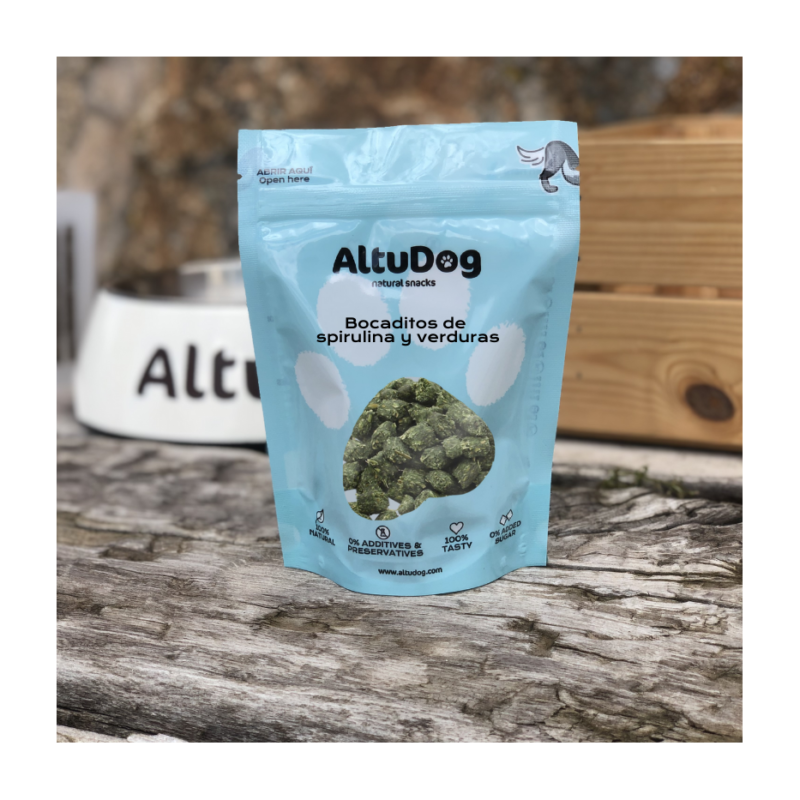 Bocaditos de Espirulina y Verduras 100 gr