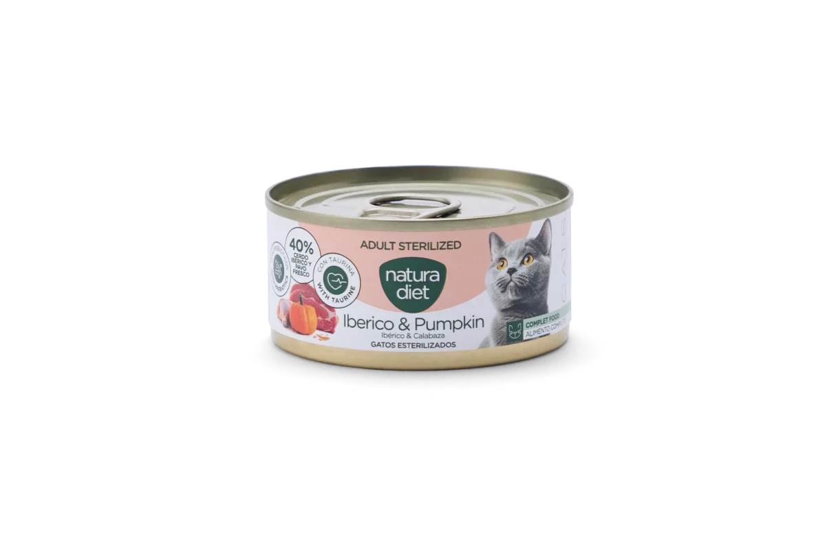 Natura Diet Adult Sterilized Ibérico & Pumpkin