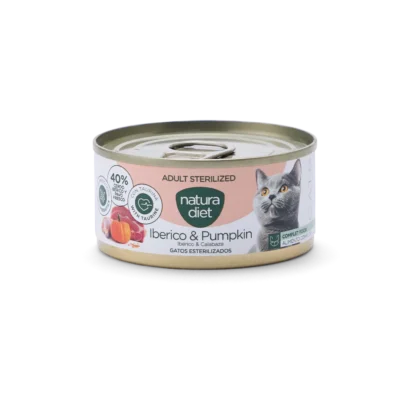 Natura Diet Adult Sterilized Ibérico & Pumpkin