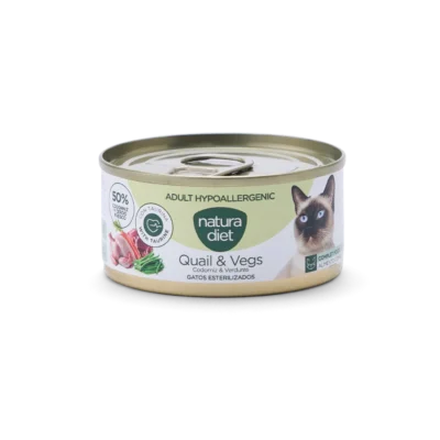 Natura Diet Hipoalergénico Codorniz y Cerdo