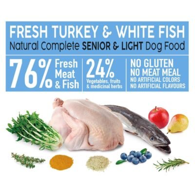 Arquivet Semihúmedo Light con Pavo y Pescado Blanco