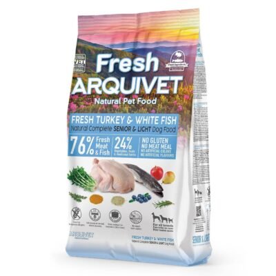 Arquivet Semihúmedo Light con Pavo y Pescado Blanco